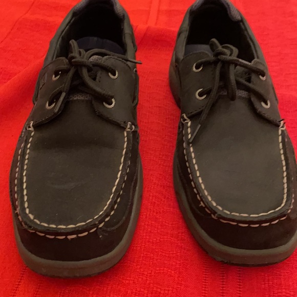 Sperry top-sider, lanyard 2 eye black used but great shape (OLCC) - Picture 4 of 12